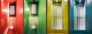 Хостел Suffix Hostel & Apartments Калининград Односпальная кровать в общем номере для мужчин и женщин-13
